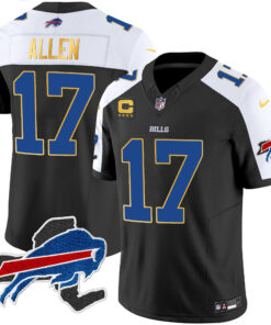 Men's Buffalo Bills New York Patch Gold Trim Vapor Jersey - All Stitched