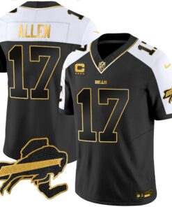 Men's Buffalo Bills New York Patch Gold Vapor Limited Jersey - All Stitched