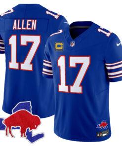Men's Buffalo Bills Throwback 2024 Vapor Limited Jersey - All Stitched