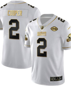 Men's Cleveland Browns Gold & Split Vapor Limited - All Stitched