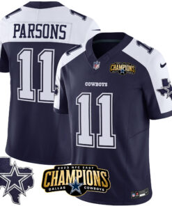 Men's Dallas Cowboys 2023 NFC East Champions Patch Vapor Jersey - All Stitched