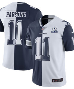 Men's Dallas Cowboys Gold & Split Vapor Est 1960 Patch Jersey - All Stitched