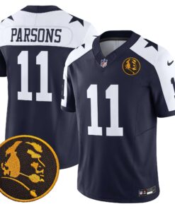 Men's Dallas Cowboys Texas & John Madden Patch Vapor Limited Jersey V2 - All Stitched