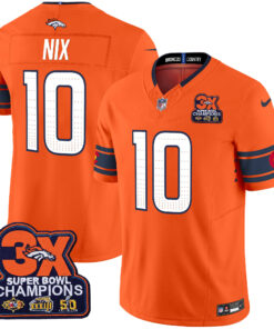 Men's Denver Broncos 3x Patch "Colorado Flag" Vapor Limited Jersey - All Stitched