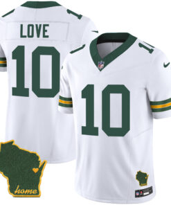 Men's Green Bay Packers Home Patch Vapor Jersey - All Stitched