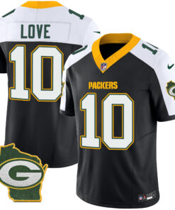 Men's Green Bay Packers Home Patch Vapor Jersey V3 - All Stitched