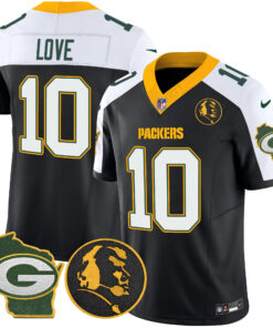 Men's Green Bay Packers John Madden & Home Patch Vapor Limited Jersey - All Stitched