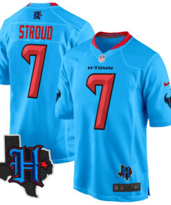 Men's Houston Texans 2024 Texas Patch Game Jersey - All Stitched