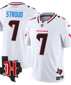 Men's Houston Texans 2024 Texas Patch Vapor Limited Jersey V5 - All Stitched