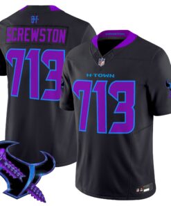 Men's Houston Texans 2025 DJ Screw Vapor Limited Jersey - All Stitched