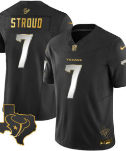 Men's Houston Texans Gold Vapor Limited Jersey - All Stitched