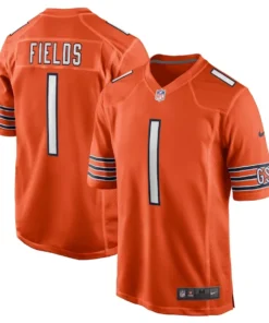 Men's Justin Fields Chicago Bears Game Jersey - All Stitched