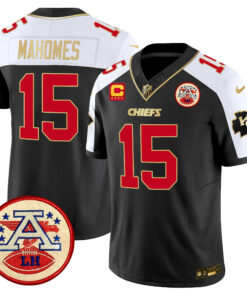 Men's Kansas City Chiefs 2024 Lamar Hunt Patch Vapor Limited Jersey - All Stitched