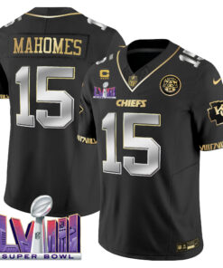 Men's Kansas City Chiefs Super Bowl LVIII Pattern Vapor Jersey - All Stitched