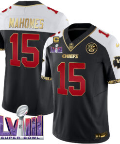 Men's Kansas City Chiefs Super Bowl LVIII Pattern Vapor Jersey V2 - All Stitched
