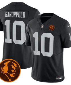 Men's Las Vegas Raiders John Madden Honoring Patch Vapor Jersey - All Stitched