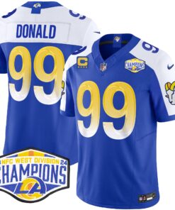 Men's Los Angeles Rams 2024 NFC West Division Champions Vapor Limited Jersey - All Stitched