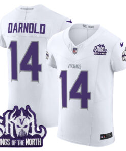 Men's Minnesota Vikings 2024 Winter Warrior Skol Patch Vapor Elite Jersey - All Stitched