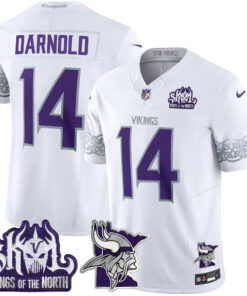 Men's Minnesota Vikings 2024 Winter Warrior Skol Patch Vapor Limited Jersey V2 - All Stitched
