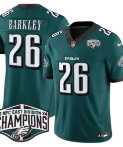 Men's Philadelphia Eagles 2024 NFC East Division Champions Vapor Limited Jersey - All Stitched