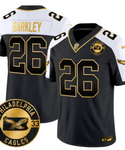 Men's Philadelphia Eagles 2024 Throwback Gold Vapor Limited Jersey - Est. 1933 Patch - All Stitched