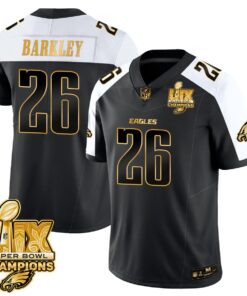 Men's Philadelphia Eagles Super Bowl LIX Champions Gold Vapor Limited Jersey - All Stitched
