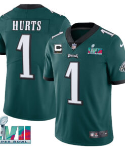 Men's Philadelphia Eagles Super Bowl Patch Vapor Jersey - All Stitched
