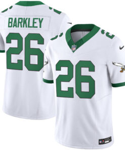 Men's Philadelphia Eagles Throwback Kelly Vapor Limited Jersey V2 - All Stitched