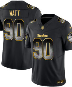 Men's Pittsburgh Steelers Arch Smoke Vapor Jersey V3 - All Stitched