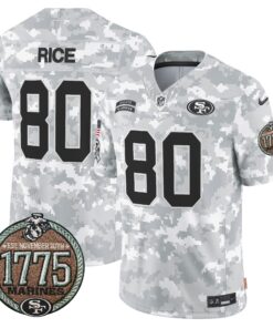 Men's San Francisco 49ers 2024 Salute to Service Establishment Year Patch Vapor Limited Jersey - All Stitched