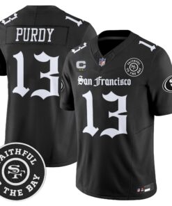 Men's San Francisco 49ers 'Gothic Edition' Vapor Limited Jersey - All Stitched