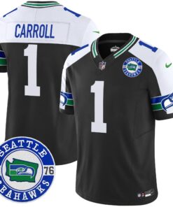 Men's Seattle Seahawks Throwback Est. 1976 Patch Vapor Limited Jersey - All Stitched