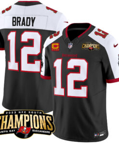 Men's Tampa Bay Buccaneers 2023 NFC South Champions Patch Vapor Jersey - All Stitched