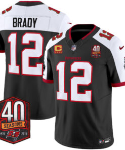 Men's Tampa Bay Buccaneers 40th Season Patch Vapor Limited Jersey - All Stitched