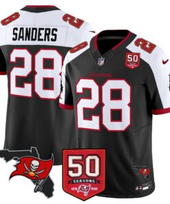 Men's Tampa Bay Buccaneers 50th Season Patch Vapor Limited Jersey - All Stitched