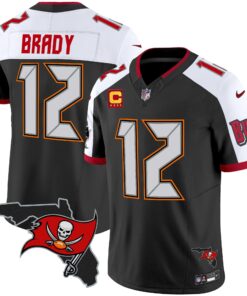 Men's Tampa Bay Buccaneers Florida Patch Vapor Limited Jersey V2 - All Stitched