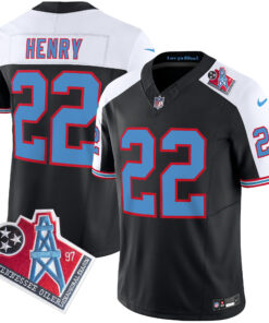 Men's Tennessee Titans 1997 Throwback Limited Vapor Jersey V2 - All Stitched