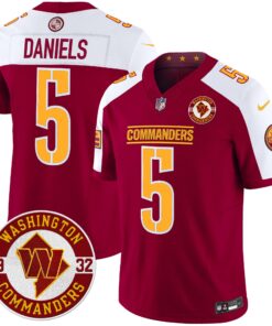 Men's Washington Commanders 2024 Vapor Limited Jersey - Est. 1932 Patch - All Stitched