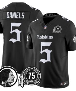 Men's Washington Commanders 'Gothic Capital Edition' Vapor Limited Jersey - All Stitched