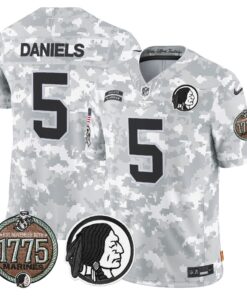 Men's Washington Redskins 2024 Salute to Service Establishment Year Patch Vapor Limited Jersey - All Stitched