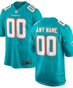 Miami Dolphins Custom Jersey - All Stitched