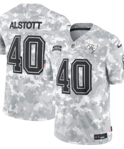 Mike Alstott Tampa Bay Buccaneers 2024 Salute to Service Vapor Limited Jersey - Arctic Camo - All Stitched