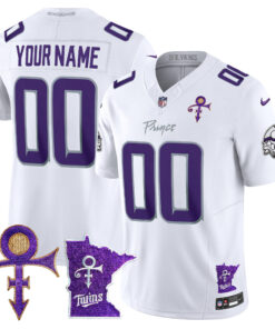Minnesota Vikings 2024 Prince Vapor Limited Custom Jersey V2 - All Stitched