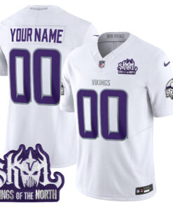 Minnesota Vikings 2024 Winter Warrior Skol Patch Vapor Limited Custom Jersey - All Stitched