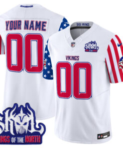Minnesota Vikings American Style Vapor Limited Custom Jersey - All Stitched