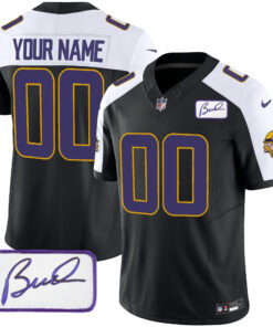 Minnesota Vikings Bud Grant Patch Classic Limited Custom Jersey V4 - All Stitched