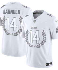 Minnesota Vikings Platinum MVP Vapor Limited Jersey - All Stitched