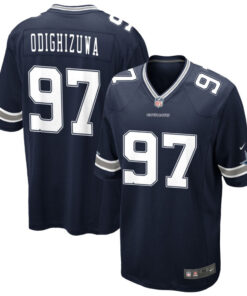 Osawaru Odighizuwa Dallas Cowboys Navy Jersey - All Stitched
