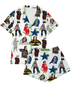 Alternative view of Billie Eilish Satin Pajamas Set For Women