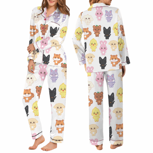 Ateez Tour Silky Satin Pajama Set - Image 7